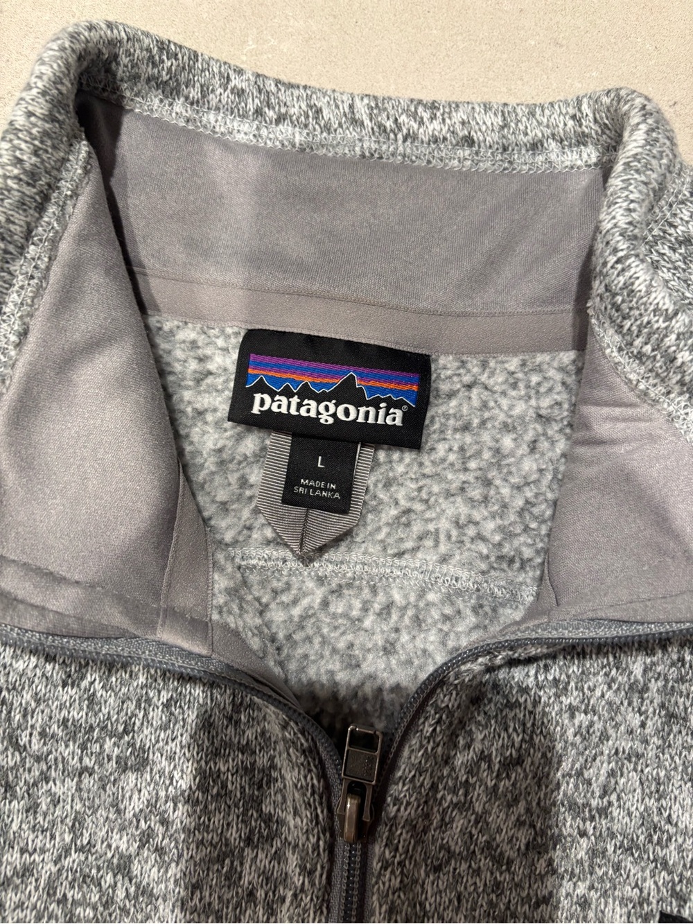 Patagonia Heather Gray Better Sweater Vest - Picture 2 of 2